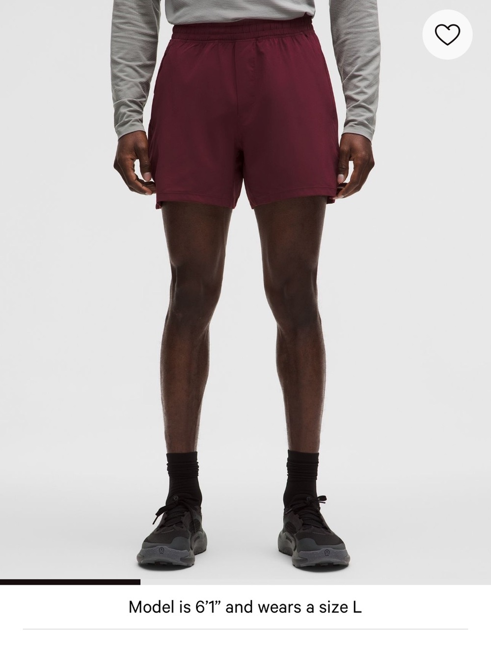 Lululemon Athletica Men's Pace Breaker Linerless Short 5”